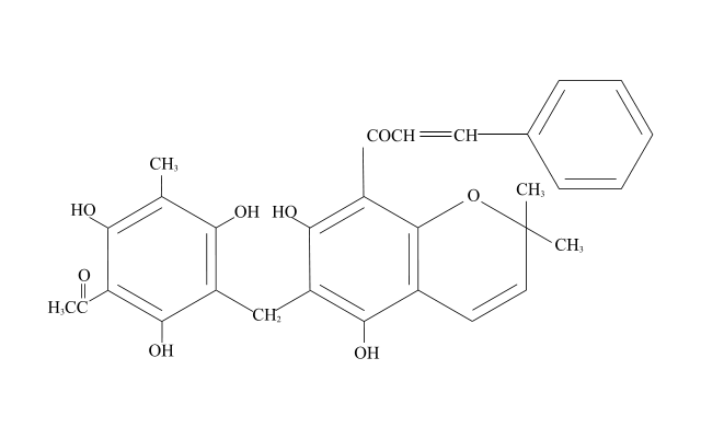 Medium sized image of the Rottlerin Molecule diagram.